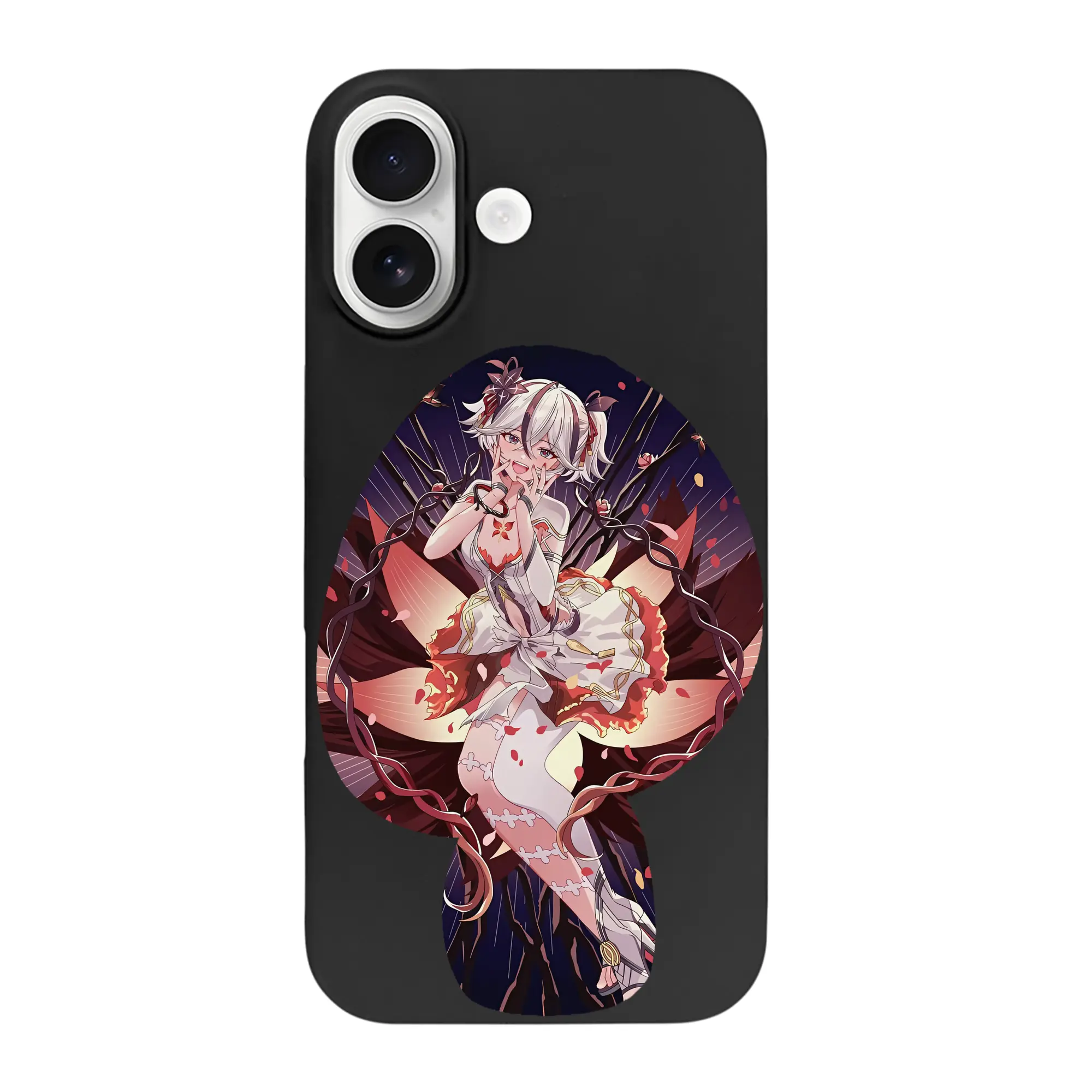 鳴潮 グッズ ツバキ - iPhone 17 シリーズ シリコンケース 薄型 耐衝撃 指紋防止 ソフトタッチカバー 精密フィット 傷防止 保護ケース iPhone 17/17 Air/17 Pro/17 Pro Max 対応